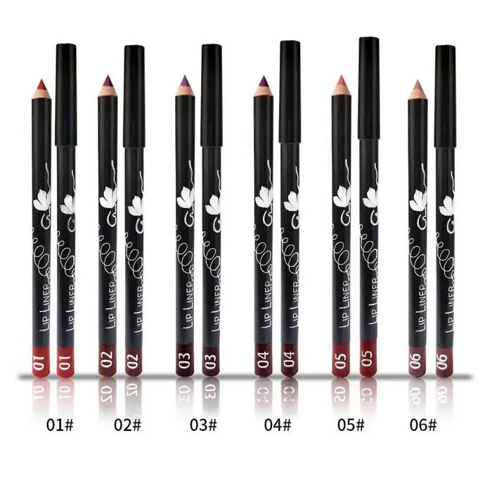 Multi-functional подводка для глаз долговечные водостойкие губы Cosmetis макияж Красочные