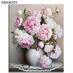 GX22265 DRAWJOY картина в рамке DIY картина по номерам картина маслом Бабочка и цветок домашний декор для гостиной 40*50 см GX21627 - Цвет: GX22265