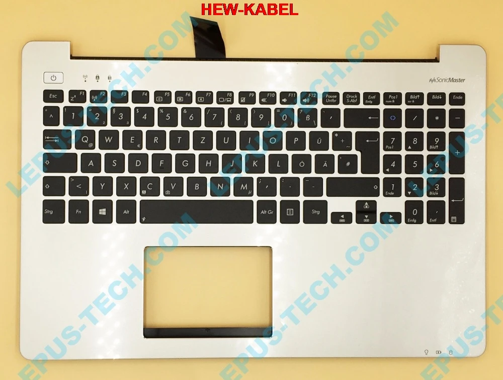 GR DE немецкая клавиатура для ASUS S551 K551 S551L R553L S551LN V551 K551L верхняя крышка чехол
