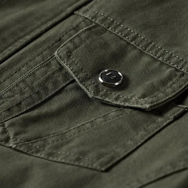 Обойдя продажи военной куртки Для мужчин Осень Slim Fit хлопковая куртка Для мужчин Повседневное куртки-бомберы Армейский зеленый мужской верхней одежды 5XL/6XL