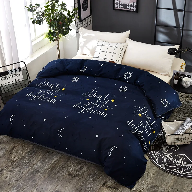 1 шт. мягкий хлопковый пододеяльник с рисунком ночной съемки 150x200 180x220 200x230 220x240 |