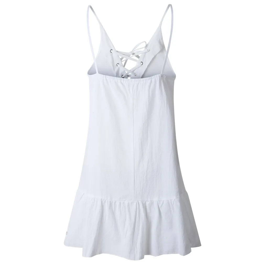 Женское свободное платье майка с v образным вырезом платья для женщин женское