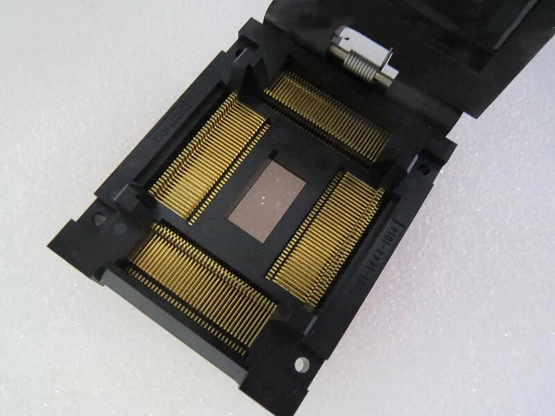 IC51-1444-1014 QFP144 шаг = 0,65 мм Размер = 28x28 мм 32x32 мм IC сиденье тестовый стенд