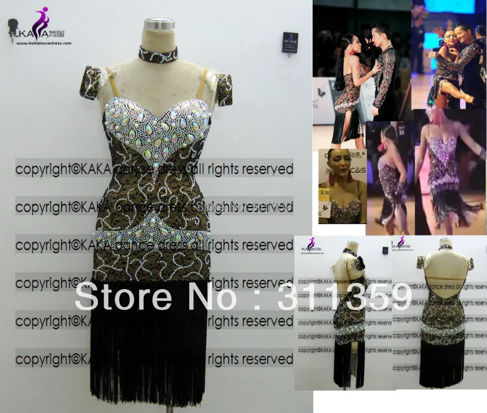 

KAKA-L130382,women Latin dance wear,girls salsa competition dress tango samba rumba chacha dance dress,latin dance dress