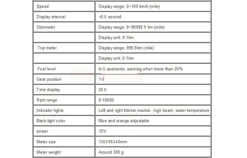 7 цветов Регулируемый мотоцикл цифровой спидометр KOSO lcd цифровой одометр 299 MPH/KPH универсальный для мотоцикла легко установить