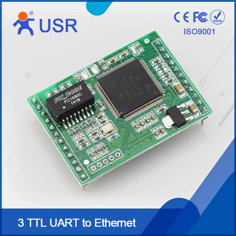USR TCP232 ED2 3/модуль локальной сети с тремя последовательными портами UART TTL в Ethernet TCP /
