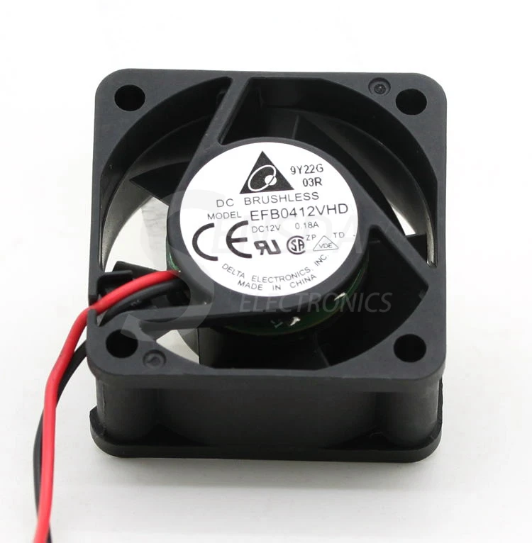 Для delta efb0412vhd 40 мм 4020 DC 12v 0.18a 4 см серверный инвертор компьютер cpu осевой вентилятор