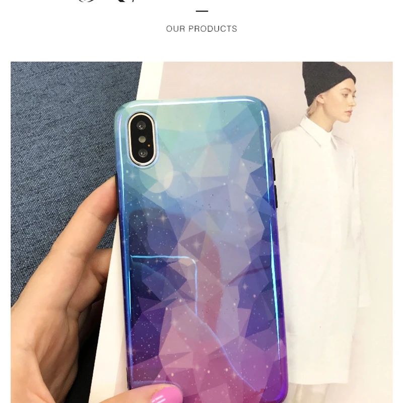 Чехол для iPhone 6 s 8 plus 10 7 постепенное изменение цвета X Xs Max Xr |