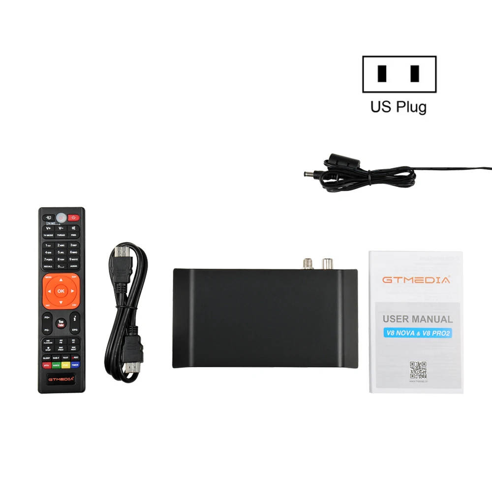 GTmedia V8 Pro 2 рецептора DVB S2 C Поддержка IPTV Power Vu DRE & Biss Key спутниковый приемник 1080P ТВ
