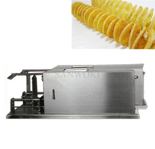 Электрическая полностью автоматическая тянущаяся машина для нарезки картофеля