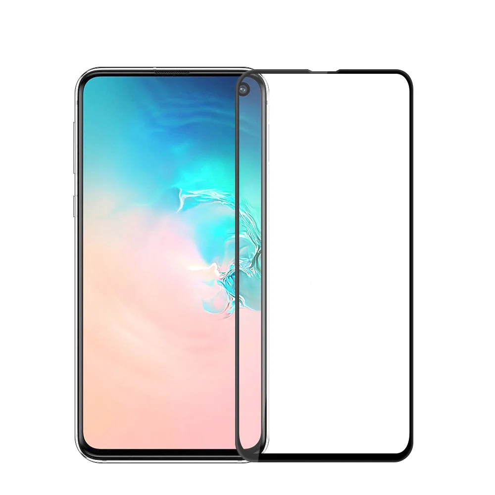 MOFi 3D изогнутое закаленное стекло для samsung Galaxy S10E Защитная пленка для экрана от края до края полное покрытие - Цвет: Черный