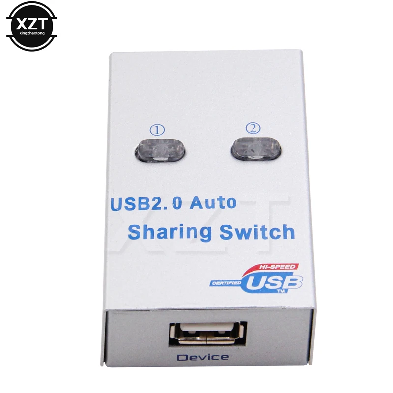 Новый USB 2 0 док-станция разветвитель Переключатель Авто Обмен Компьютерная