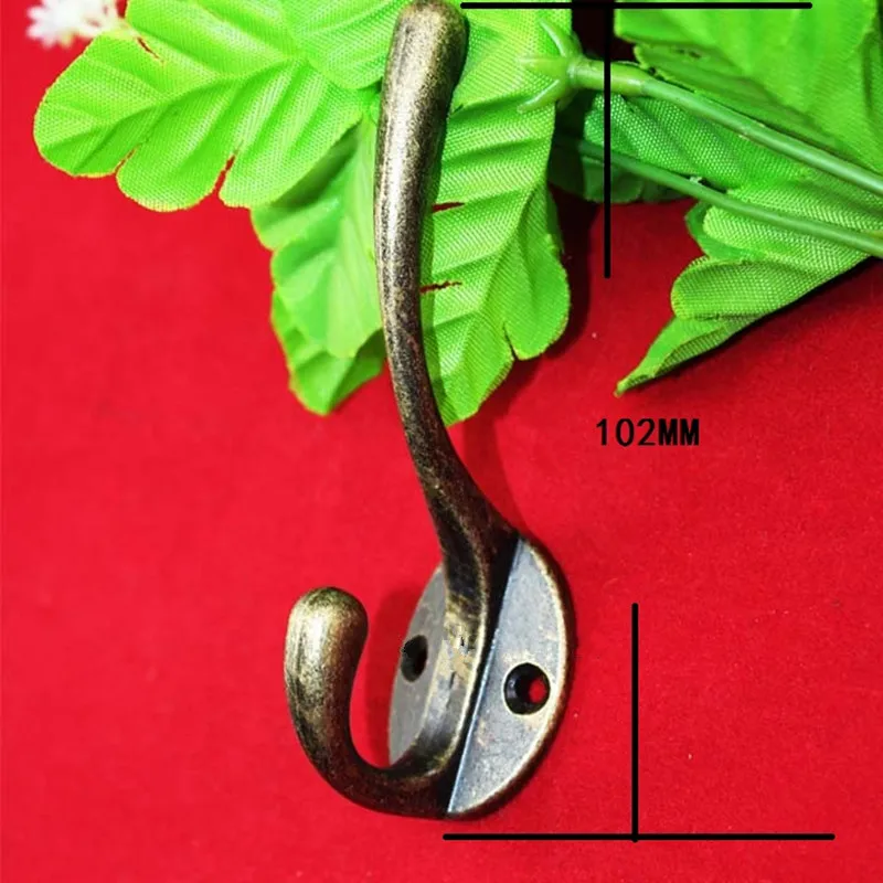 Большие настенные крючки крючок для одежды шляпы ванной квартиры с 2 отверстиями