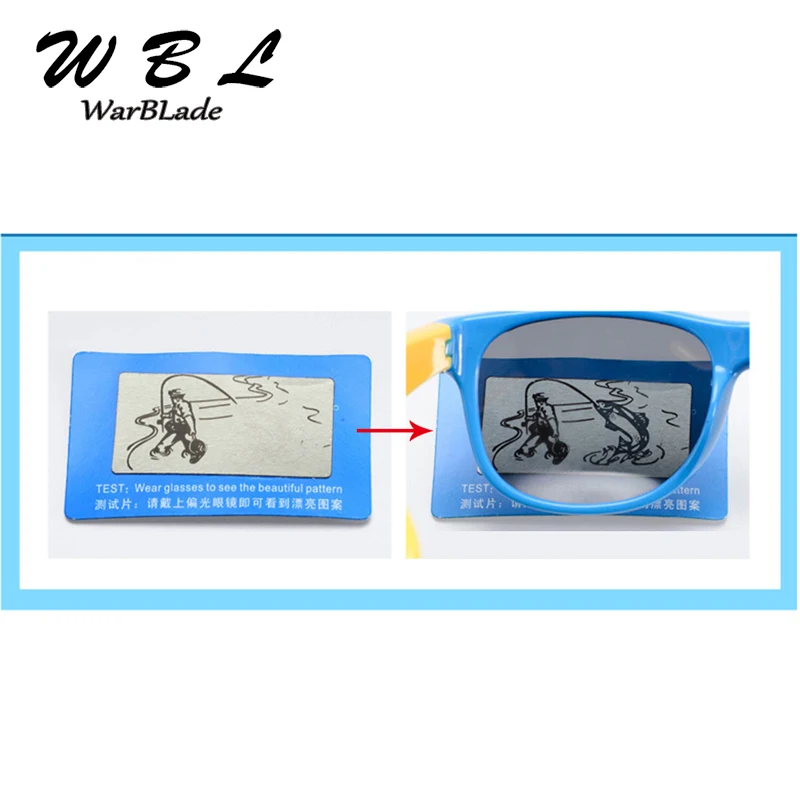WarBLade TR90 резиновые Повседневные очки для детей TAC поляризационные солнцезащитные