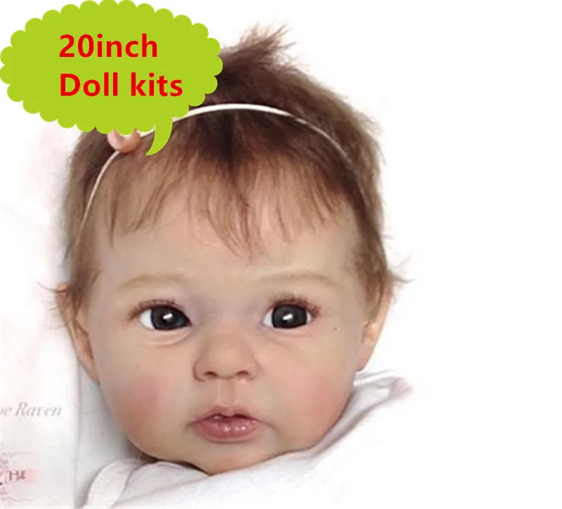 NPK 20 ''Reborn Doll Kit Limited Edidtion реалистичные мягкие силиконовые виниловые настоящие нежные на ощупь неокрашенные детали куклы аксессуары
