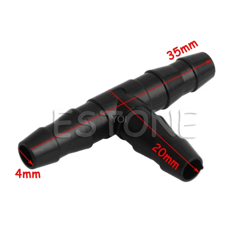 50 шт. дождевание замок Тройник соединители водяного шланга трубы штуцера