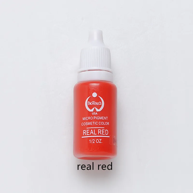 2 шт. настоящий красный Перманентный макияж для бровей губ пигмент Косметическая