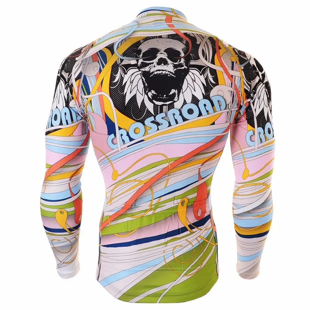 Техническая уникальная графическая Мужская велосипедная Джерси с длинным