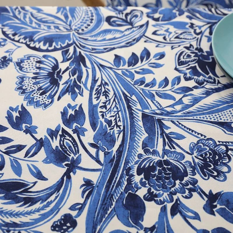 Скатерть влагостойкая скатерть Королевский синий салфетка на свадьбу в стиле