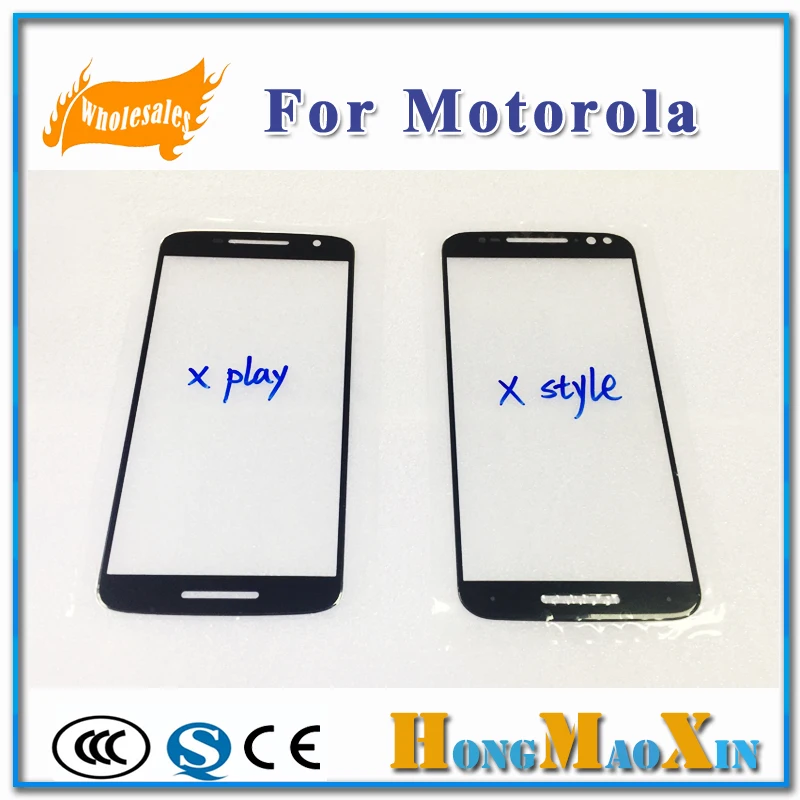 5 шт. для Moto X Pure Edition LCD Внешний передний стеклянный объектив Motorola play Xstyle XT1561 XT1570