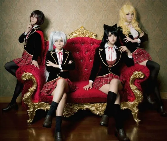Костюм для косплея RWBY Ruby Weiss Блейк Ян|costume toupee|cosplay costume animecostume venetian |