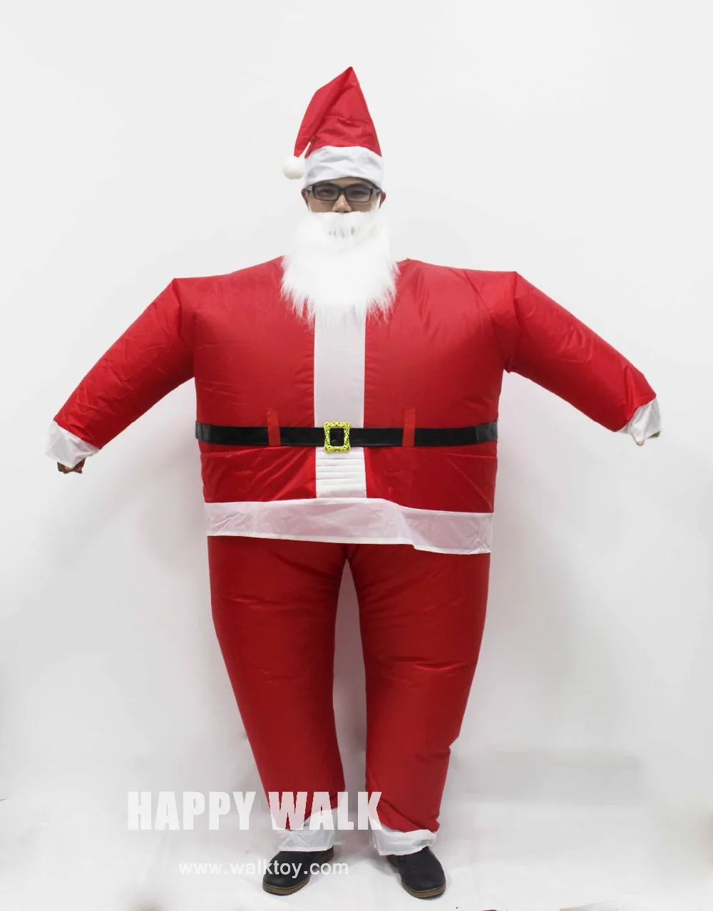 2020 хит продаж Рождественский надувной костюм Санта Клауса одежда и аксессуары