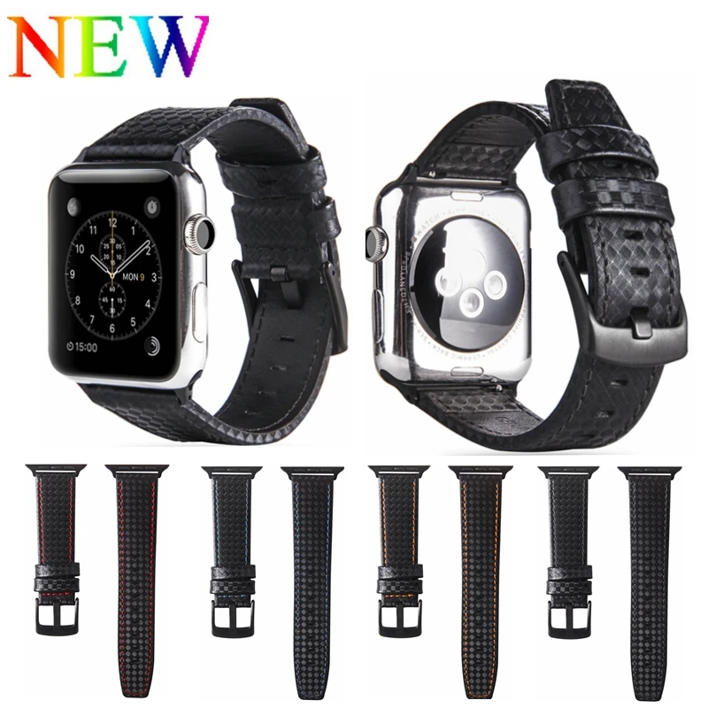 Ремешок из натуральной кожи для Apple Watch Series 4/3/2/1 iWatch 38 мм 42 40 44 | Наручные часы