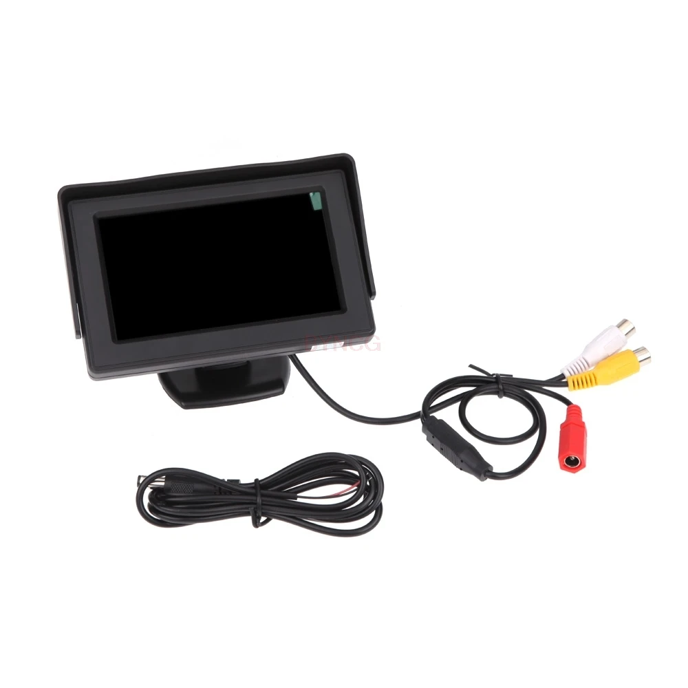 4 3 дюймов TFT lcd монитор заднего вида + Водонепроницаемая камера ночного видения