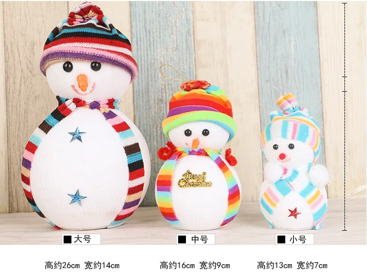 Рождественские украшения праздничные товары Новогодние Куклы снеговик куклы