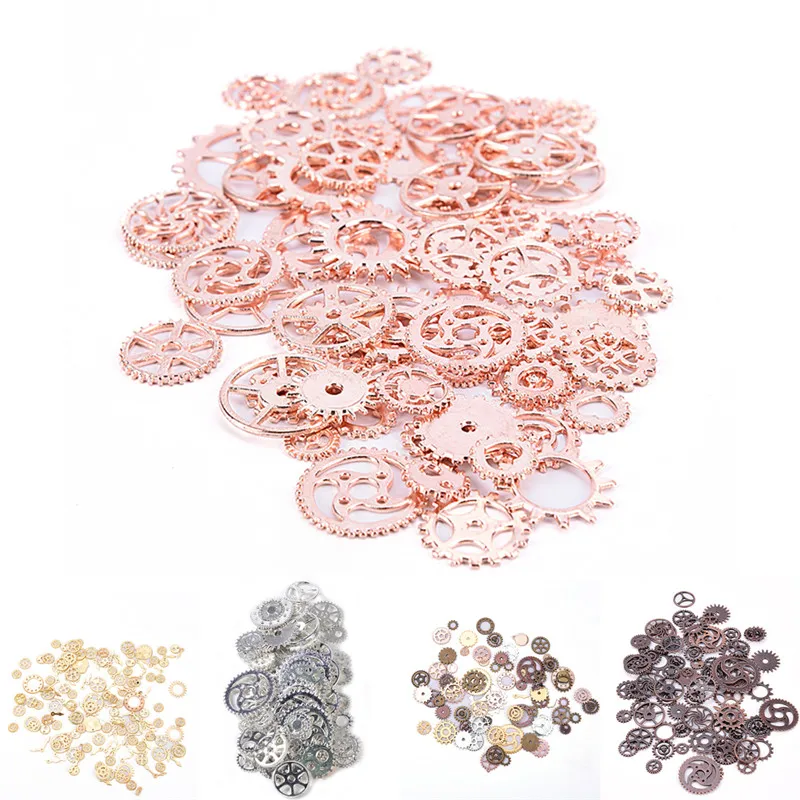 100 г винтажные металлические подвески в стиле стимпанк для самостоятельного