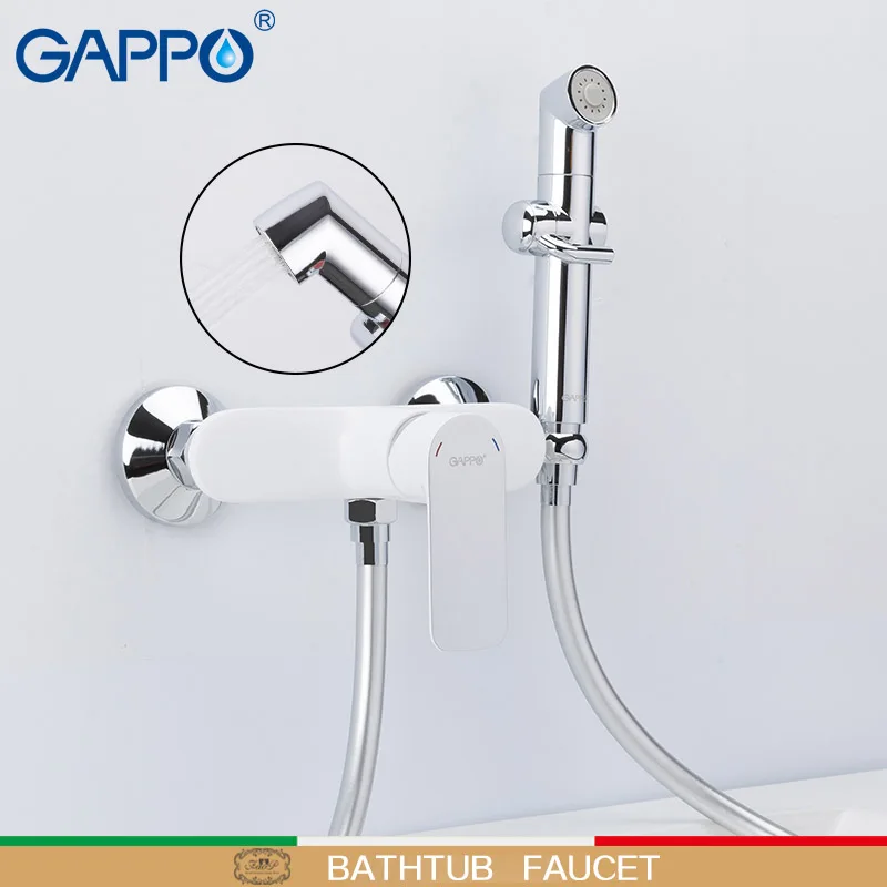 

GAPPO Bidet Faucets white handheld shower muslim shower toilet bidet spray toilet washer anal cleaning wall mounted bidets taps