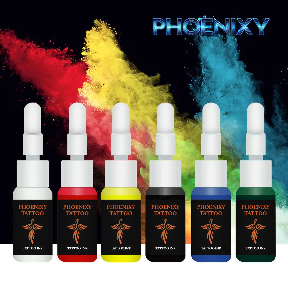 Phoenixy стартер Начинающий полный Профессиональный набор для татуировок тату
