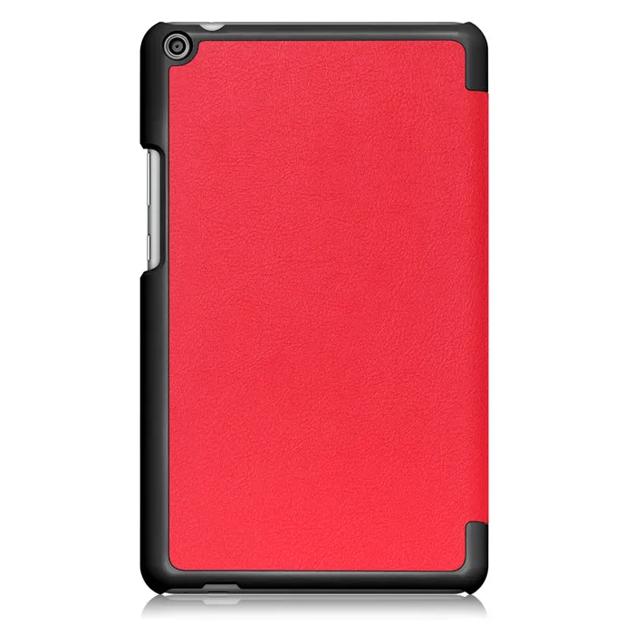 Красный Искусственная кожа Стенд чехол для huawei MediaPad T3 8,0 KOB-L09 KOB-W09 8 ''планшетный ПК для Honor Play Pad 2 8,0+ пленка экрана - Цвет: Красный