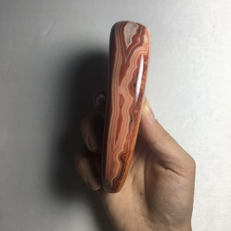 Лидер продаж красивый натуральный резной Sardonyx кварцевый пальмовый камень для