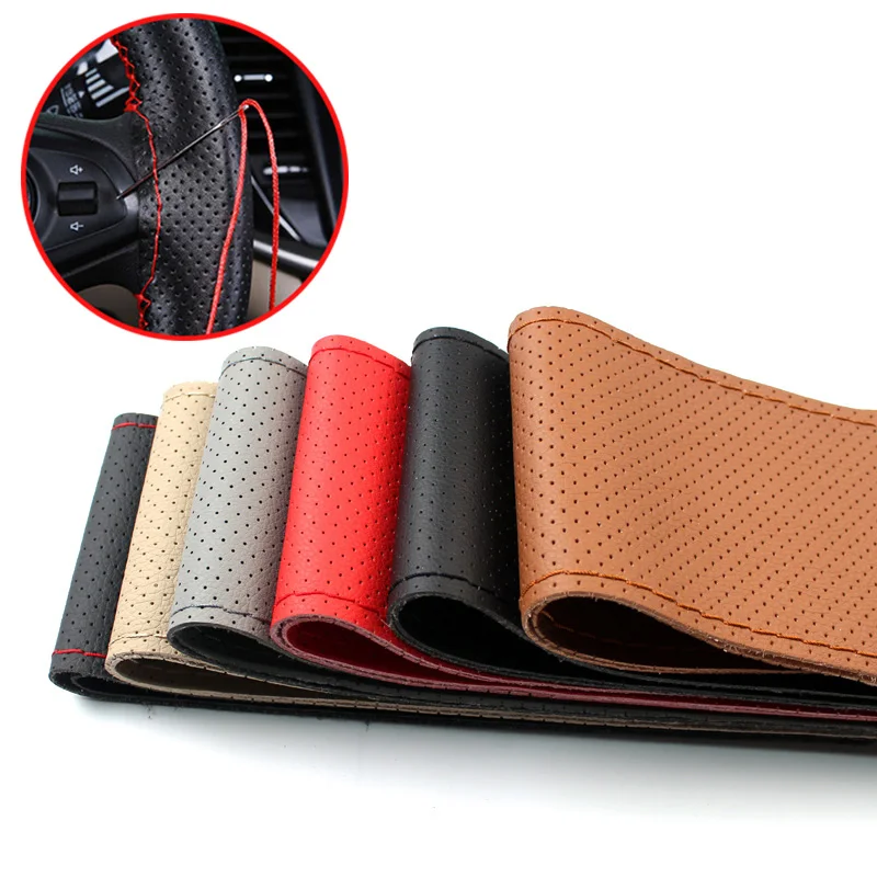 XYWPER чехол рулевого колеса автомобиля Braid на руль Micro fiber Leather Противоскользящий