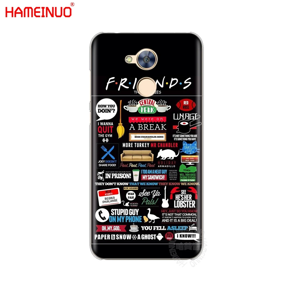 HAMEINUO tv друзья навсегда чехол для телефона huawei Honor V10 4A 5A 6A 6C 6X7X8 9 NOVA 2 2S PLUS LITE - Цвет: 60373