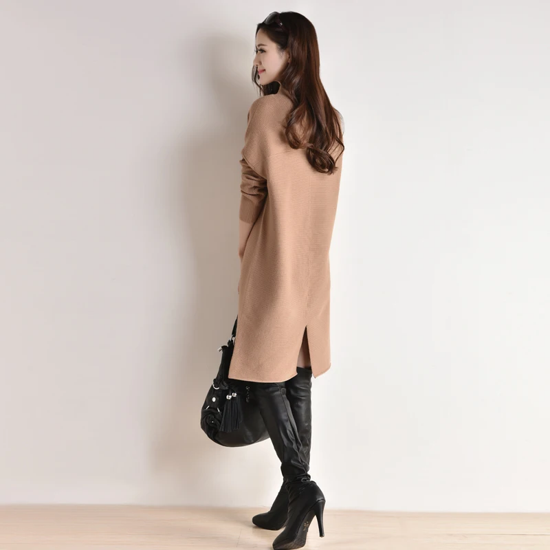 Женское винтажное платье-свитер KMETRAM элегантное Осень-зима 2020 HH552 | Женская одежда