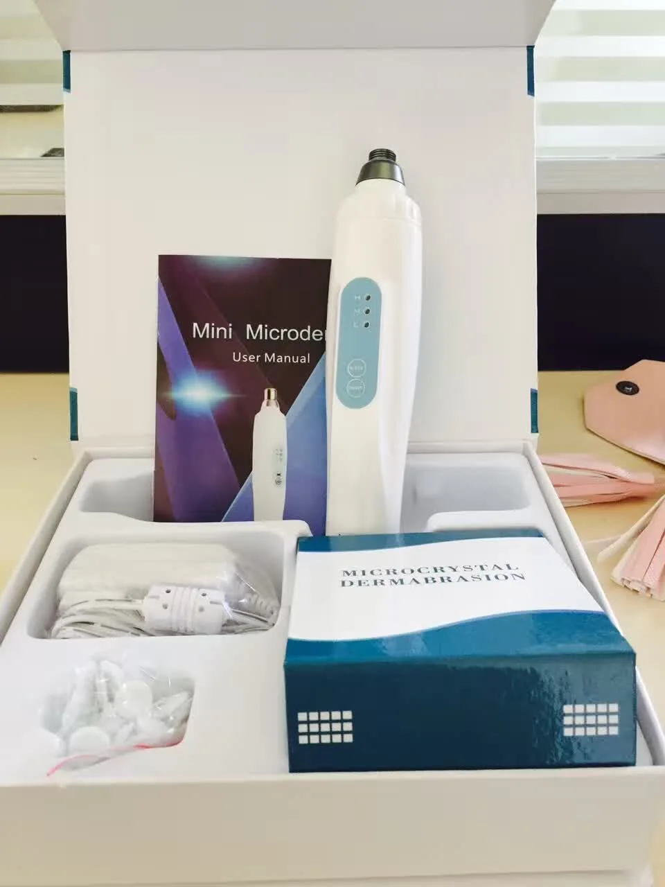 Microdermabrasion Diamond Peeling Device Facial Pore Cleaner Blackhead Removal Skin Peel Dermabrasion Face Care | Красота и здоровье