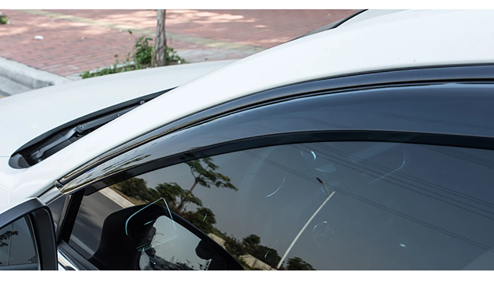Подходит для Mazda 6 M6 Atenza- окно козырек Дождь Ветер Дефлектор тент щит Vent защитная пленка накладка, отделка, 4 шт., AITWATT