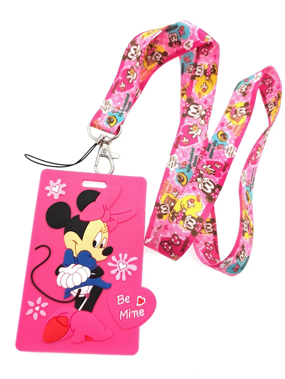 Новинка 1 шт. мультяшный Микки и Минни ПВХ держатель для карт идентификационный