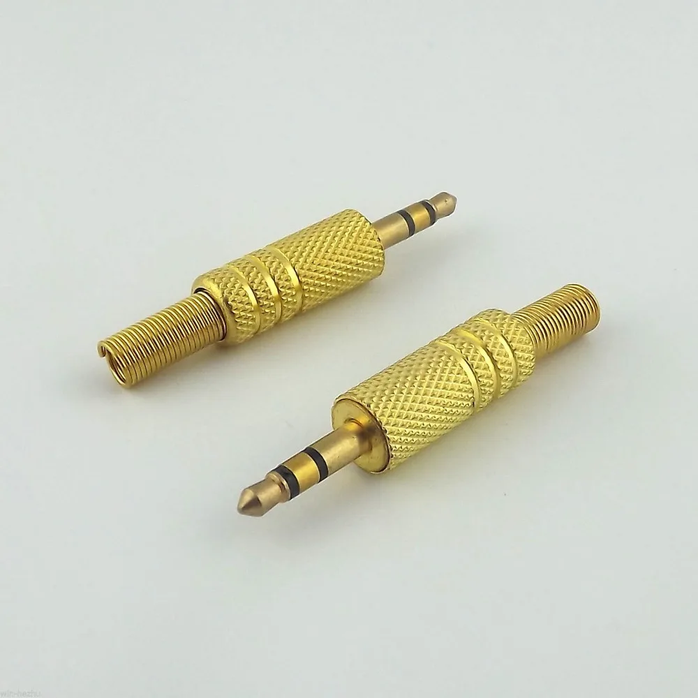 Аудиокабель со штекером стерео 3 5 мм 1/8 дюйма и позолоченным 10 шт.|adapter cable|connector