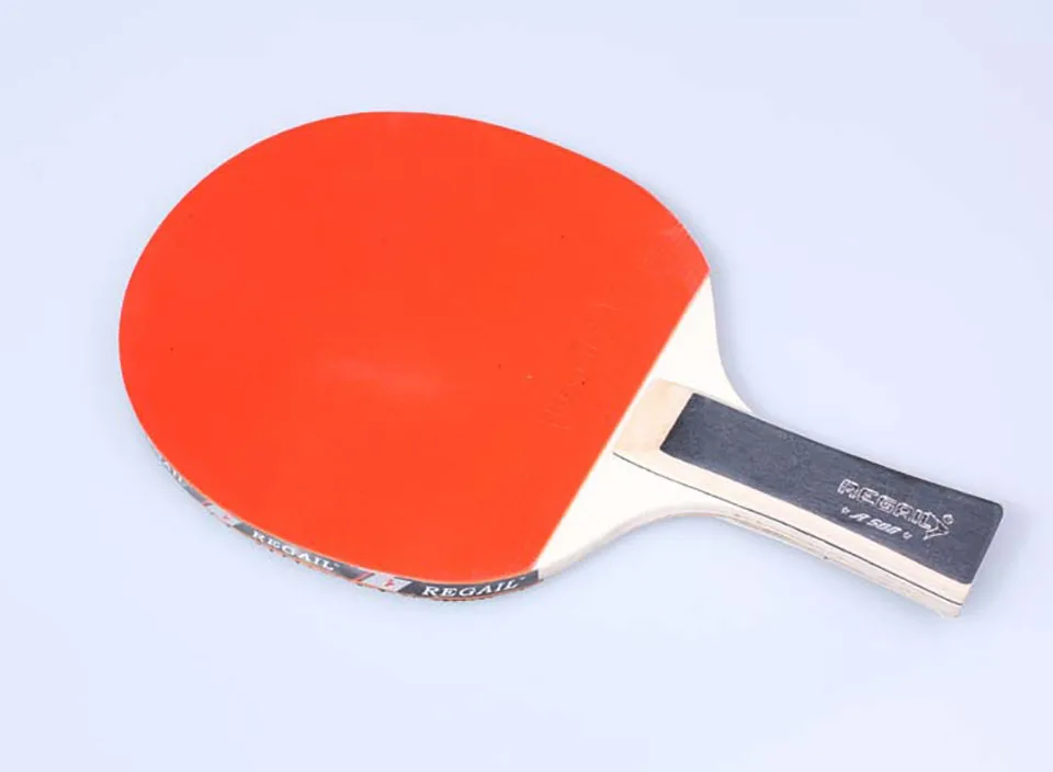 Pair of long Handle table tennis rackets suit for offensive racquet sports pingpong paddles finished carbon with 3 free Balls | Спорт и