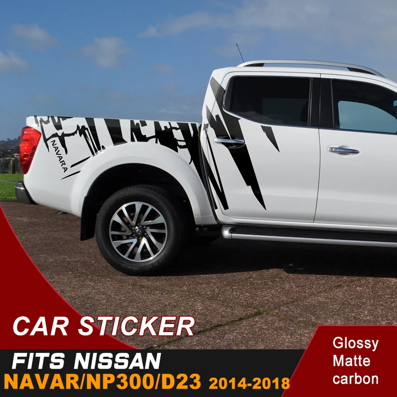 3 шт. виниловые наклейки для кузова NISSAN NAVARA NP300 D23 2014 2015 2016 2017 2018|Наклейки на