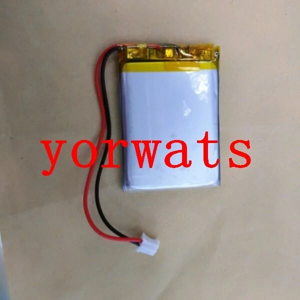 

New Hot A Rechargeable Li-ion Cell 3.7V Polymer Lithium Battery 503348 483348 053448 with Plug 2.0