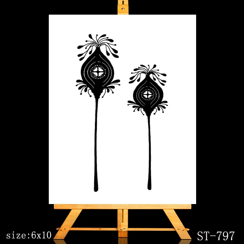 

ZhuoAng Flower house Clear Stamps/Card Making Holiday decorations For scrapbooking Transparent stamps 6*9cm