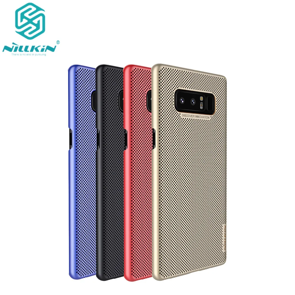 10 штук/лот Оптовая продажа NILLKIN Air Корпус с теплоотводом Жесткий задний чехол из ПК для Samsung Galaxy Note 8 - защитный чехол.