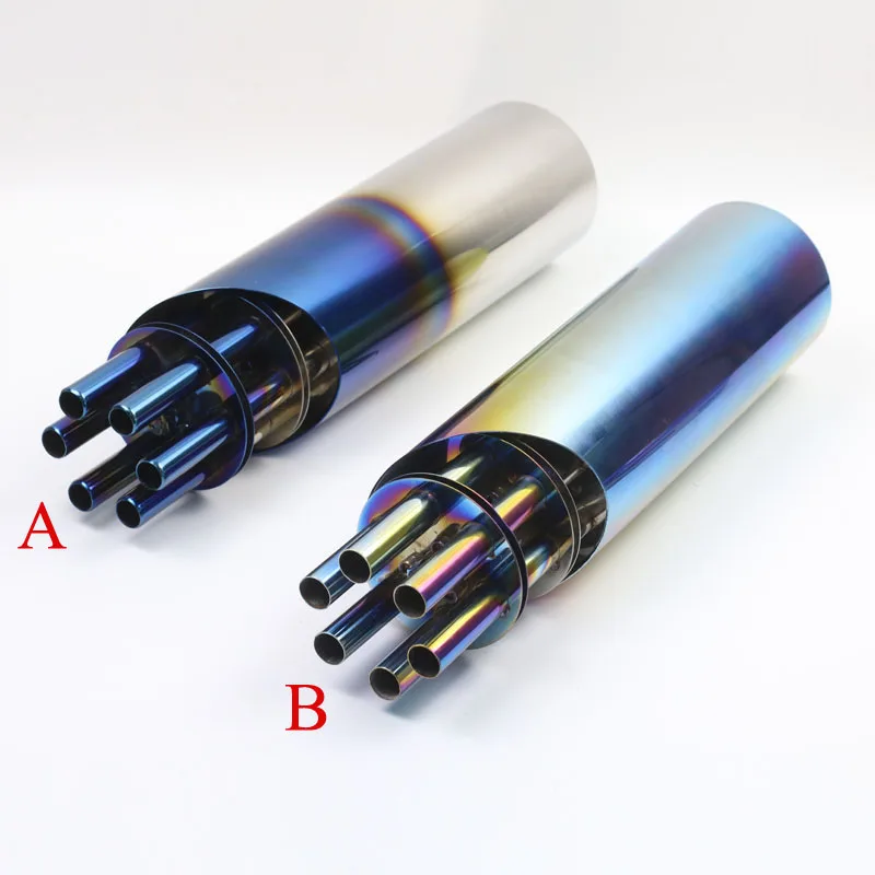 Универсальная Модифицированная выхлопная труба мотоцикла стиль пистолета Gatling