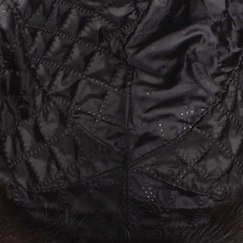 2018 осень-зима супер теплая зимняя женская шапка из натурального меха норки Рекс