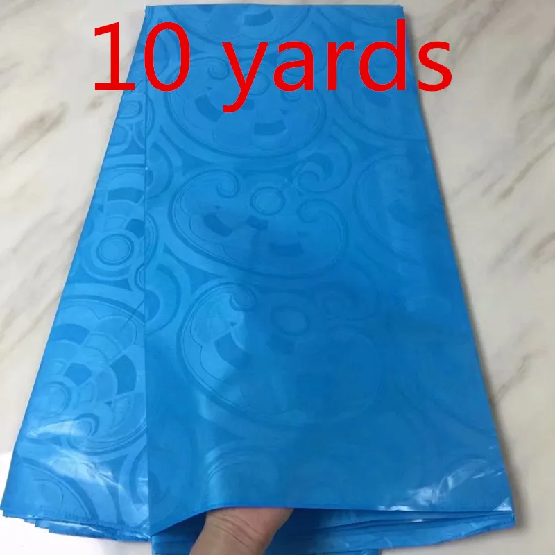 Зеленый 2019 Новые настройки морская парча ткань высокое качество Базен Riche 10