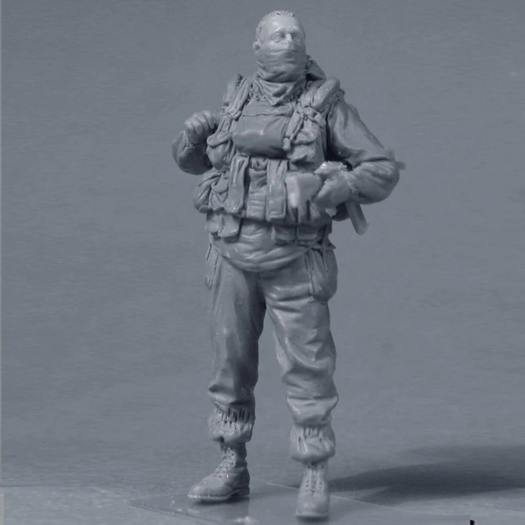 1/35 Spetsnaz GRU II (1999) 2 фигурки полимерная модель солдата GK военная тема Второй мировой
